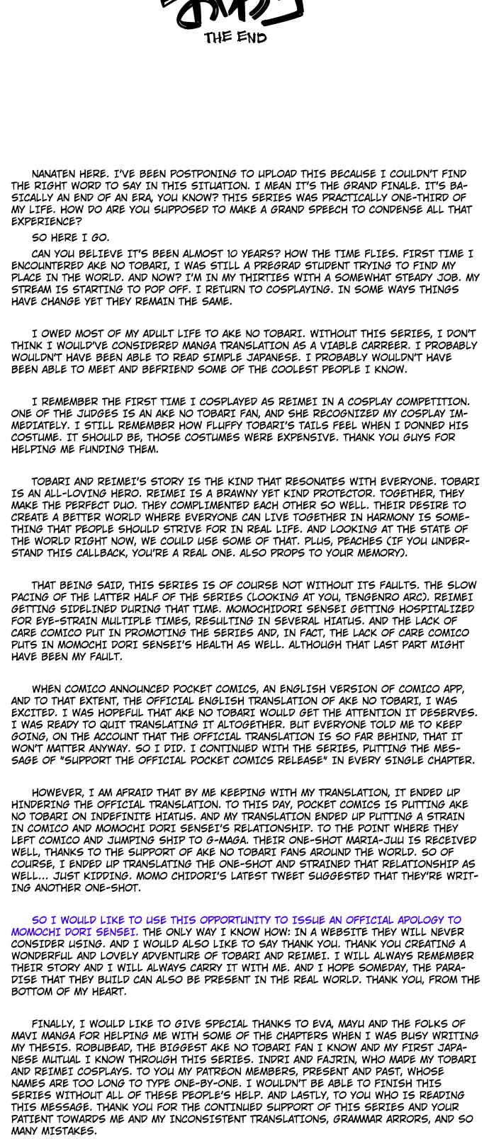 Ake no Tobari chapter 337 page 19