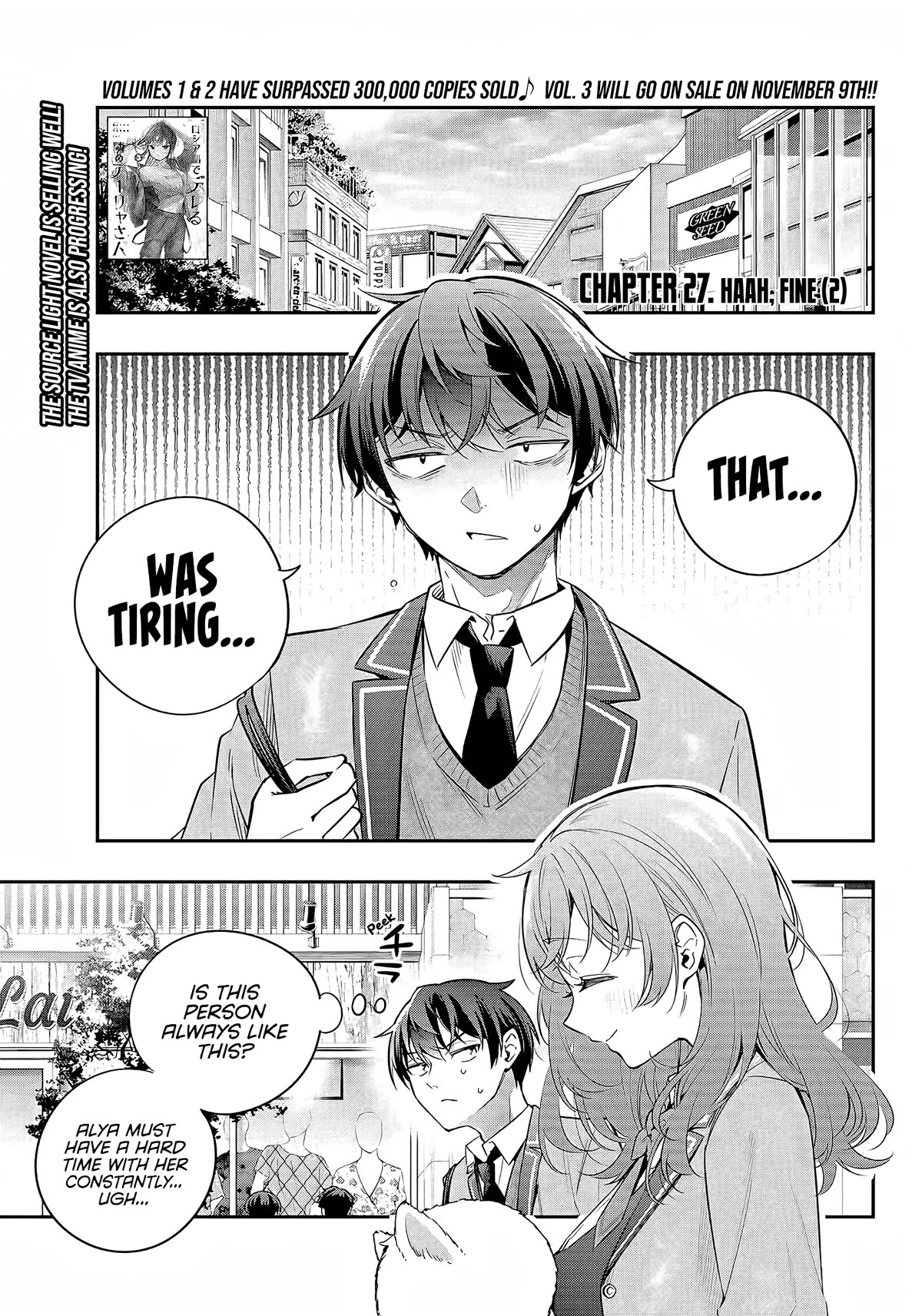 Alya Sometimes Hides Her Feelings in Russian chapter 27 page 2