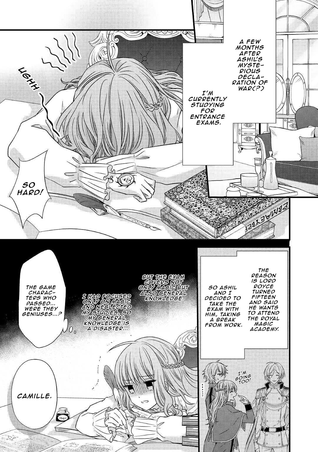 An Otome Game’s Burikko Villainess Turned into a Magic Otaku chapter 4 page 12