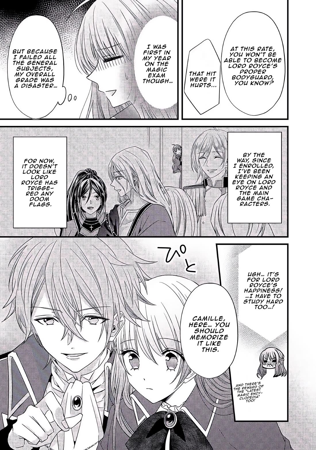 An Otome Game’s Burikko Villainess Turned into a Magic Otaku chapter 5 page 16