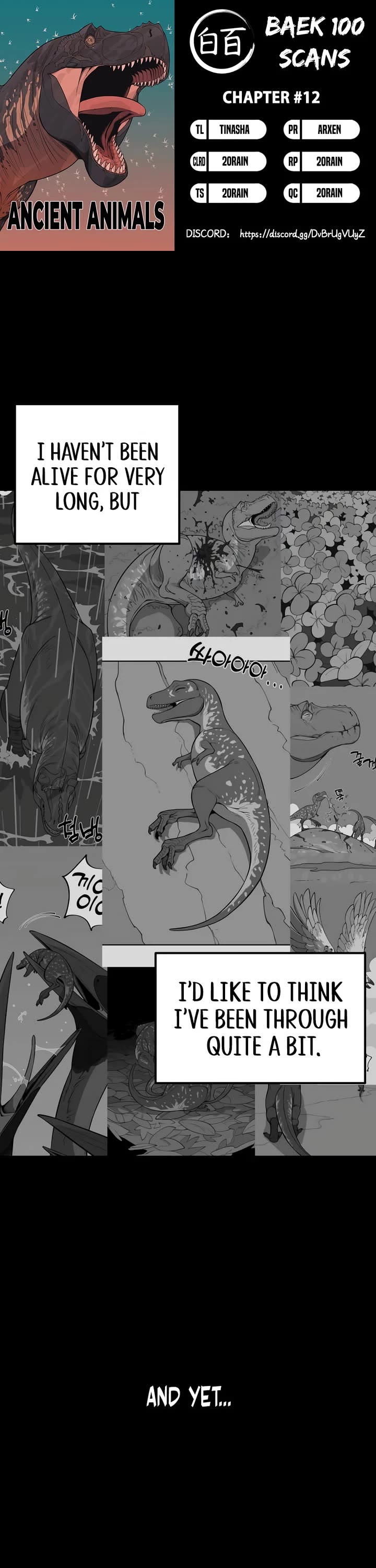 Ancient Animals chapter 12 page 1