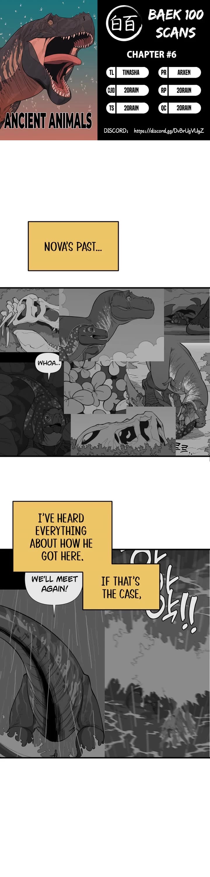 Ancient Animals chapter 6 page 1