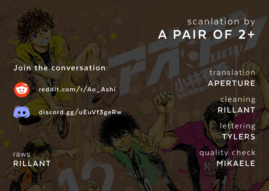 Ao Ashi chapter 409 page 1