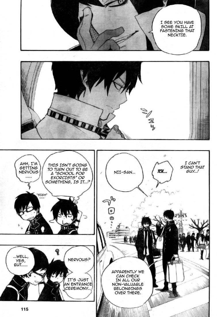 Ao no Exorcist chapter 2 page 8
