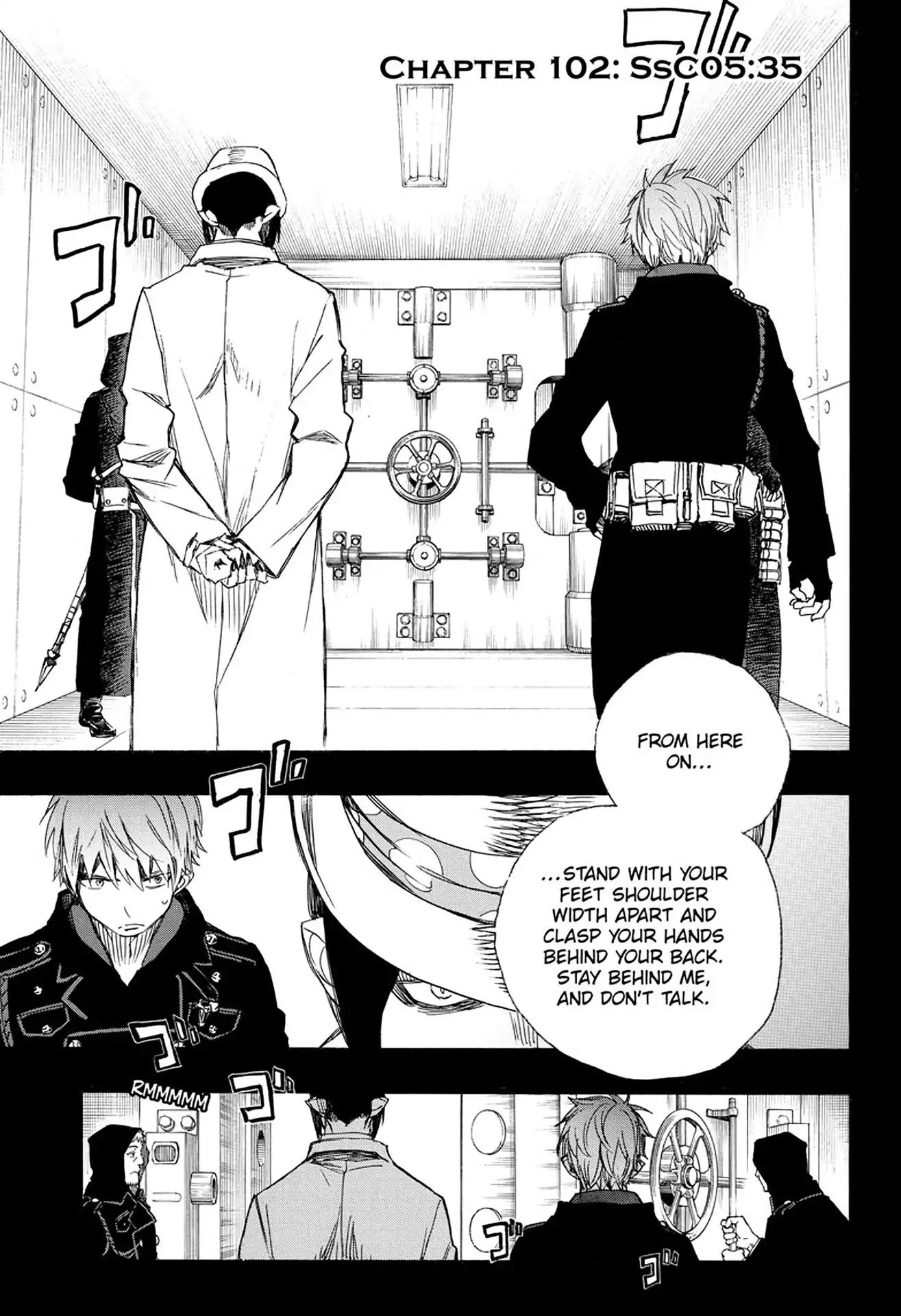 Ao no Exorcist chapter 102 page 2