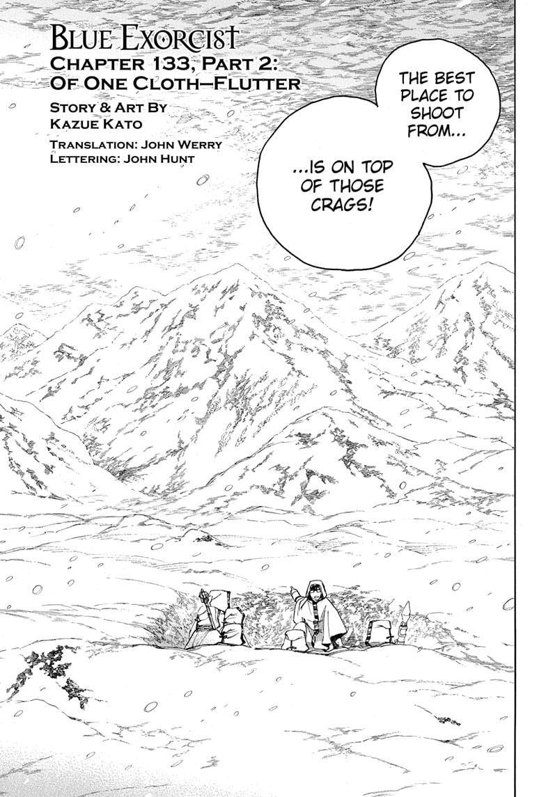 Ao no Exorcist chapter 133.2 page 1