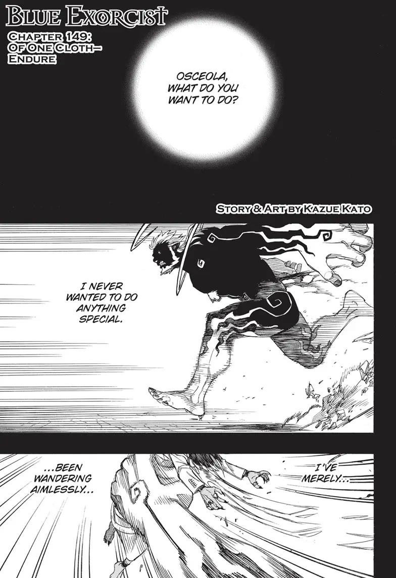 Ao no Exorcist chapter 149 page 1