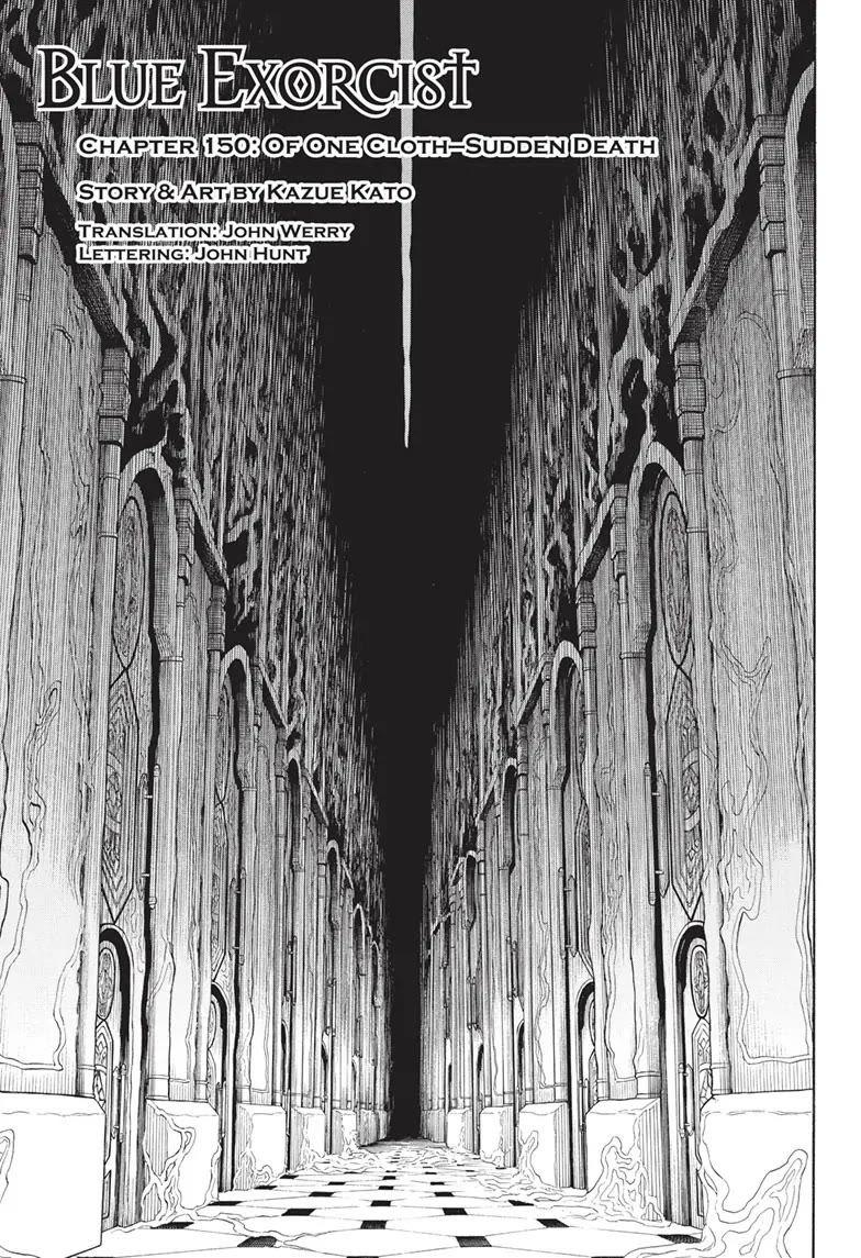 Ao no Exorcist chapter 150 page 1