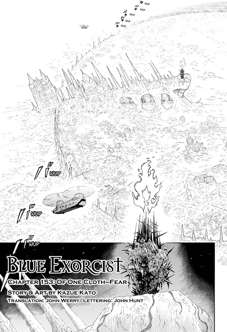 Ao no Exorcist chapter 153 page 1