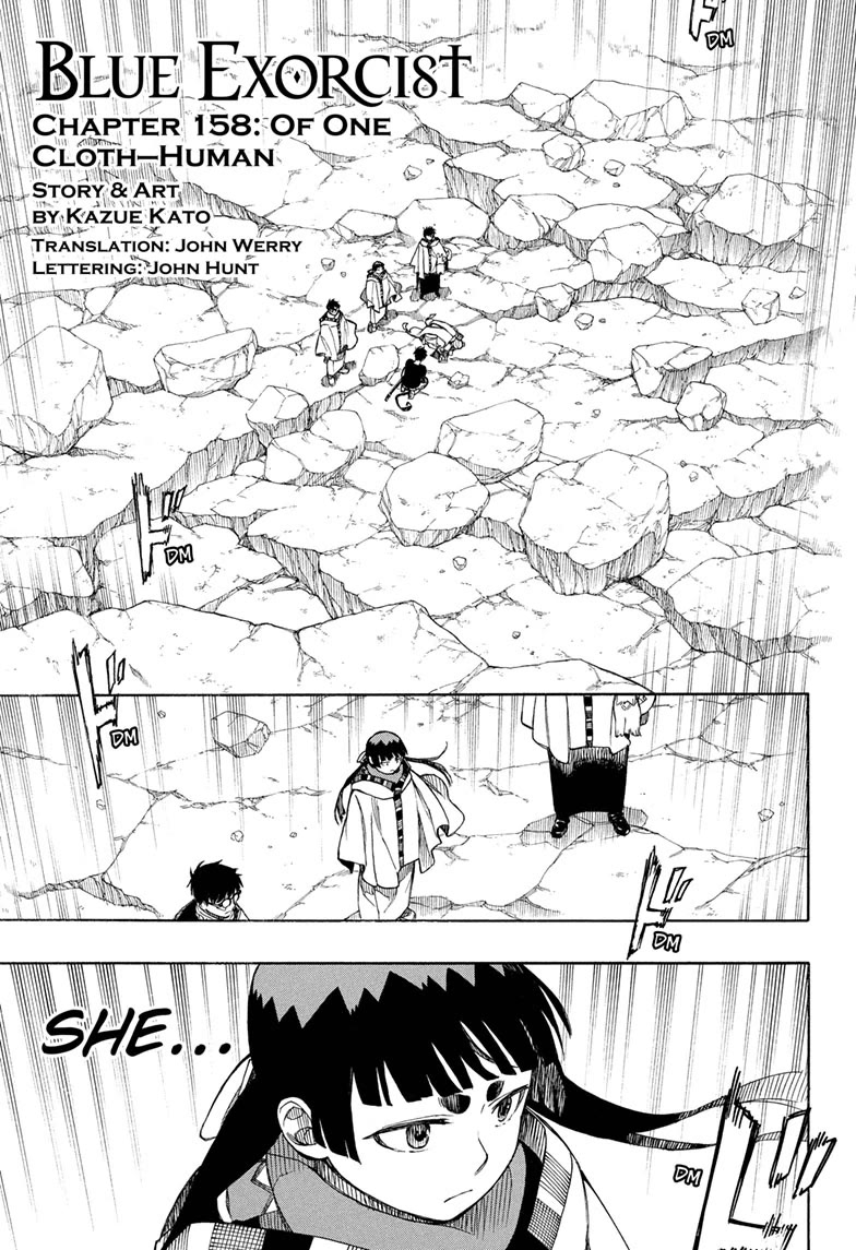 Ao no Exorcist chapter 158 page 1