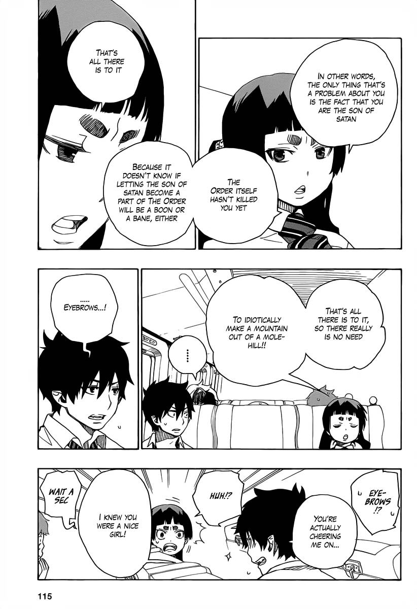 Ao no Exorcist chapter 17 page 21