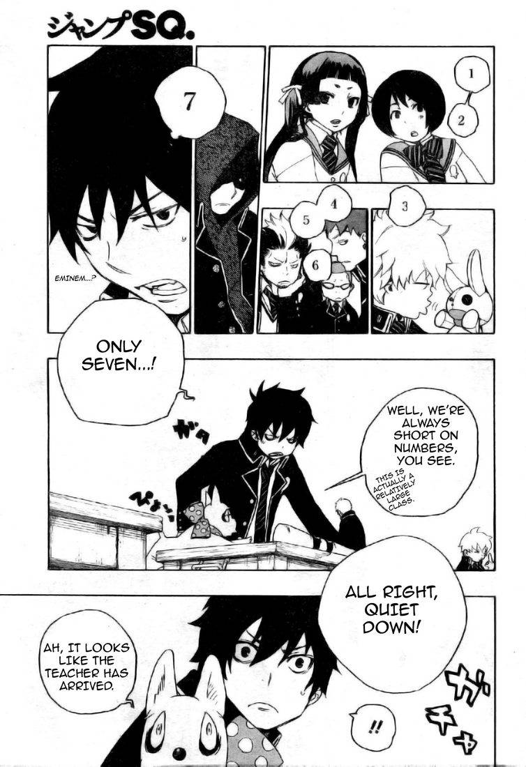 Ao no Exorcist chapter 2 page 18