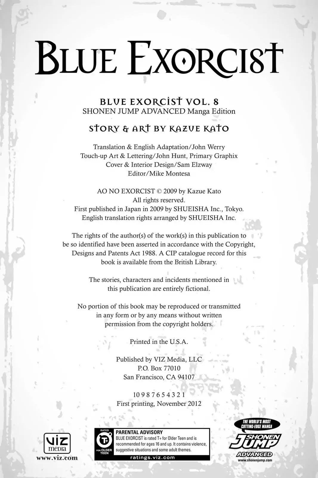 Ao no Exorcist chapter 32.5 page 9