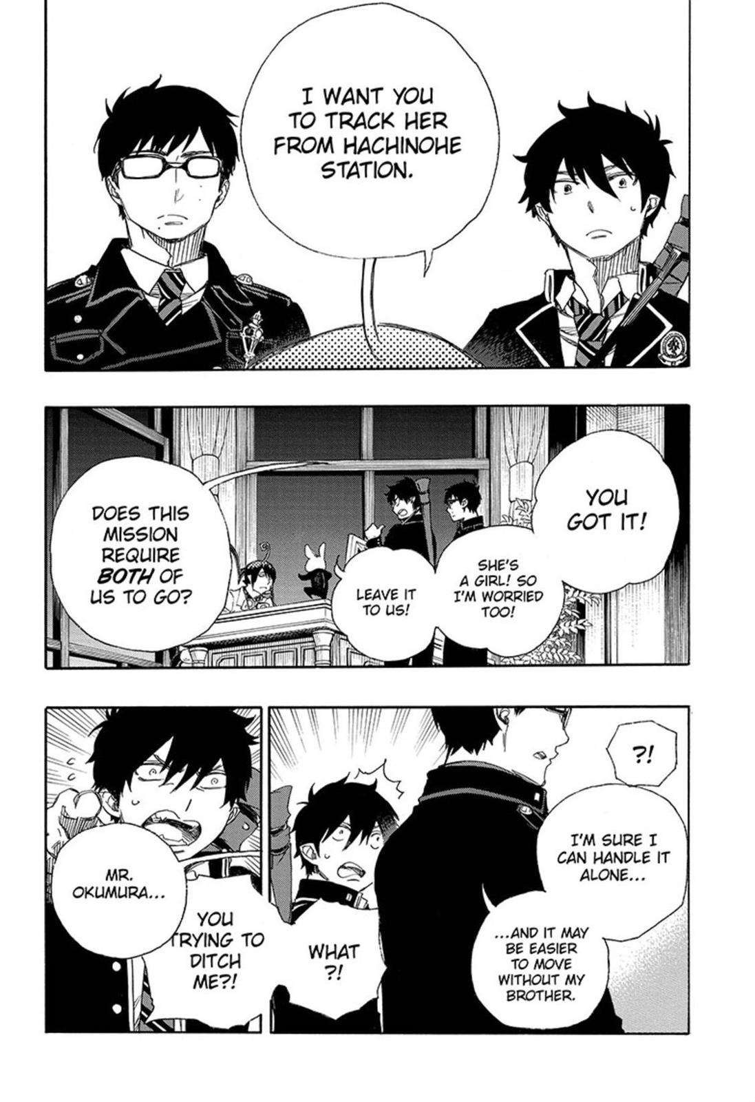 Ao no Exorcist chapter 74 page 4
