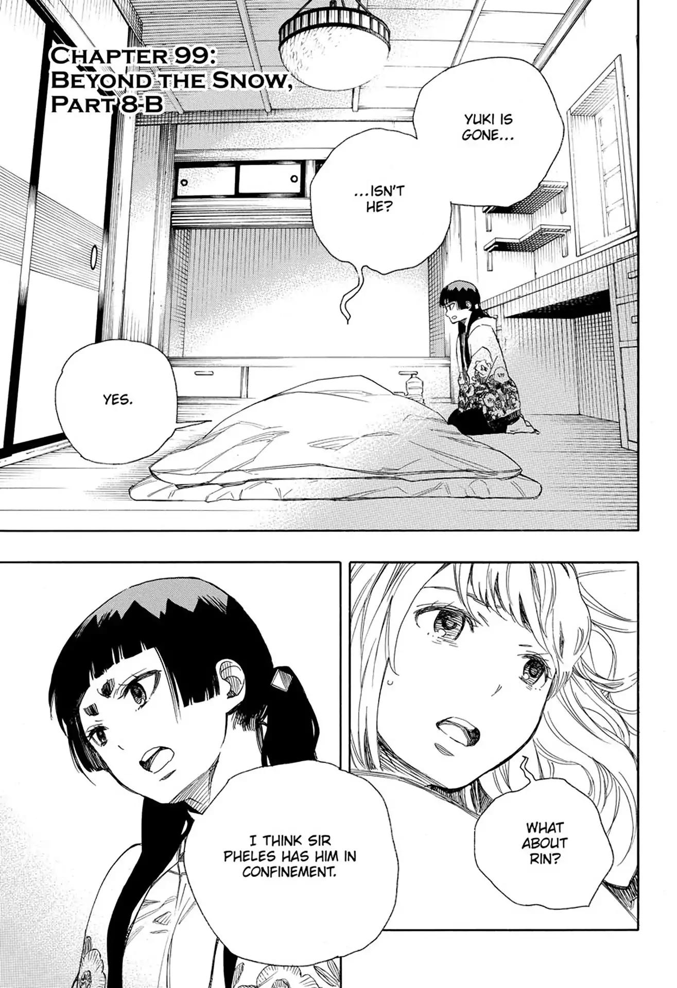 Ao no Exorcist chapter 99.2 page 2