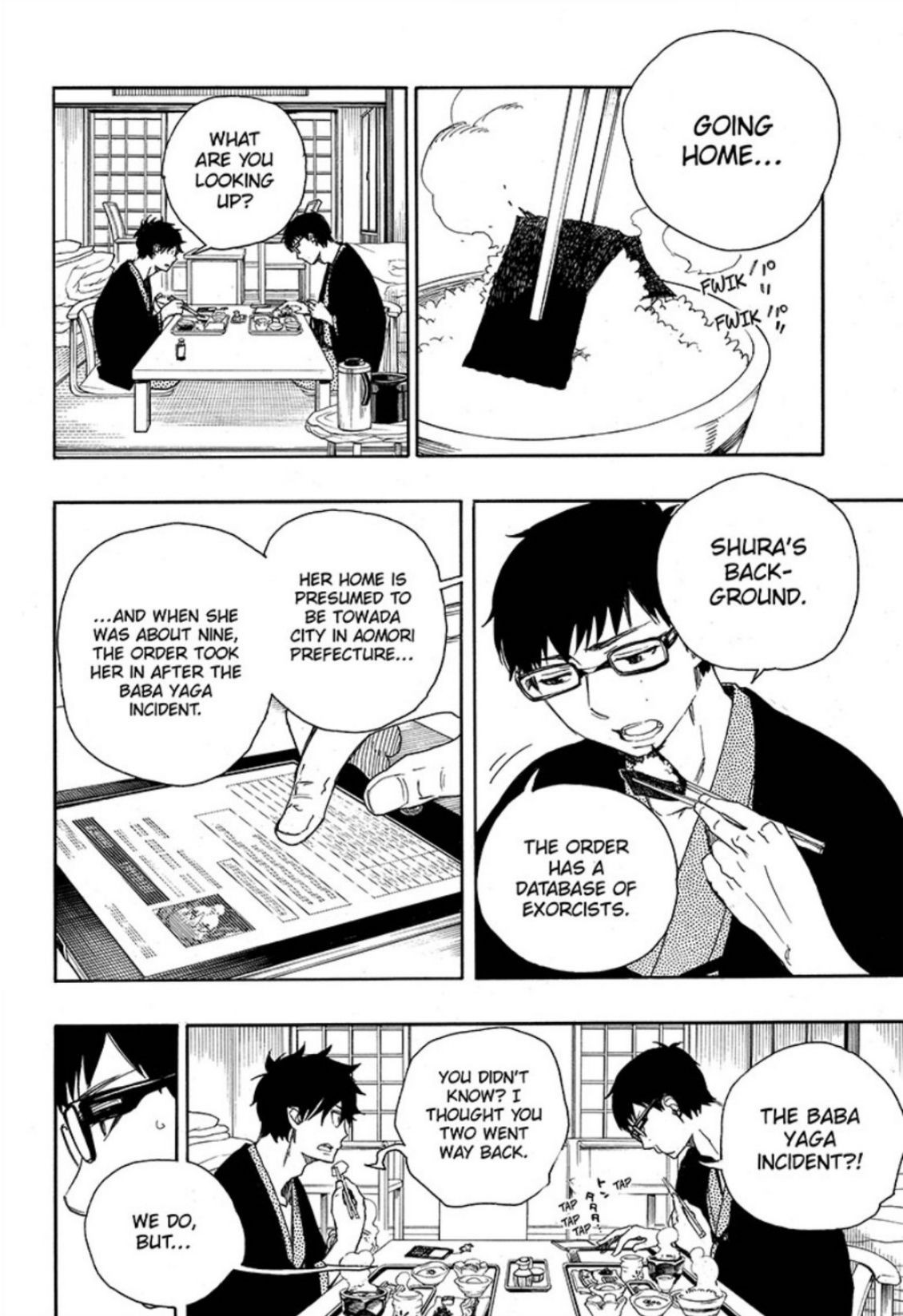 Ao no Exorcist chapter 75 page 3