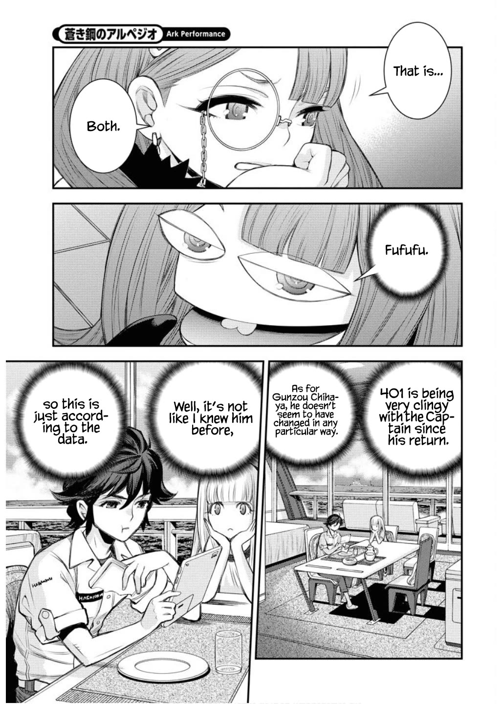 Aoki Hagane no Arpeggio chapter 164 page 4