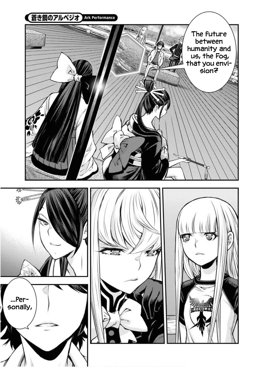 Aoki Hagane no Arpeggio chapter 171 page 18