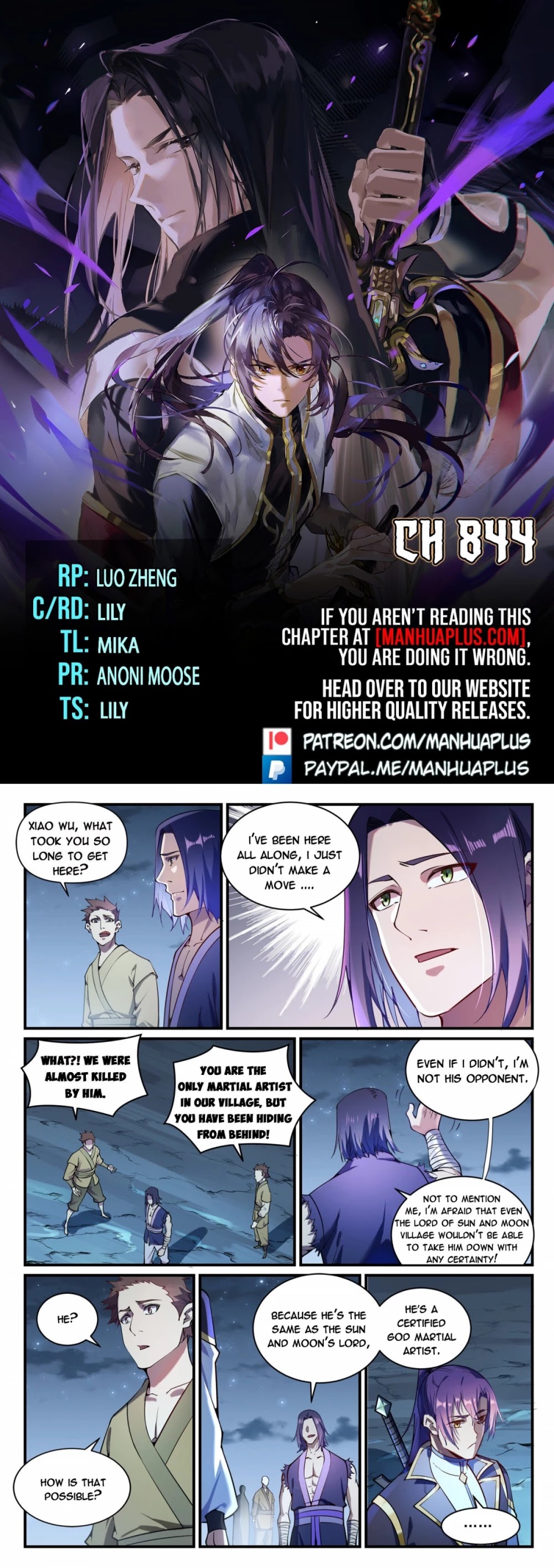 Apotheosis chapter 836 page 1