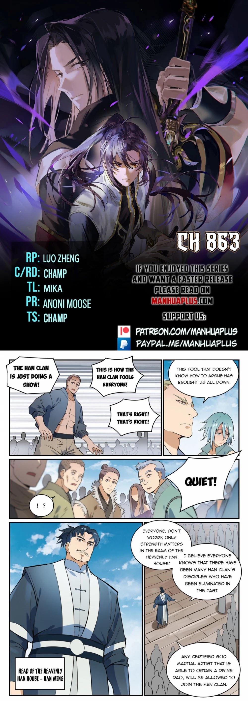 Apotheosis chapter 855 page 1