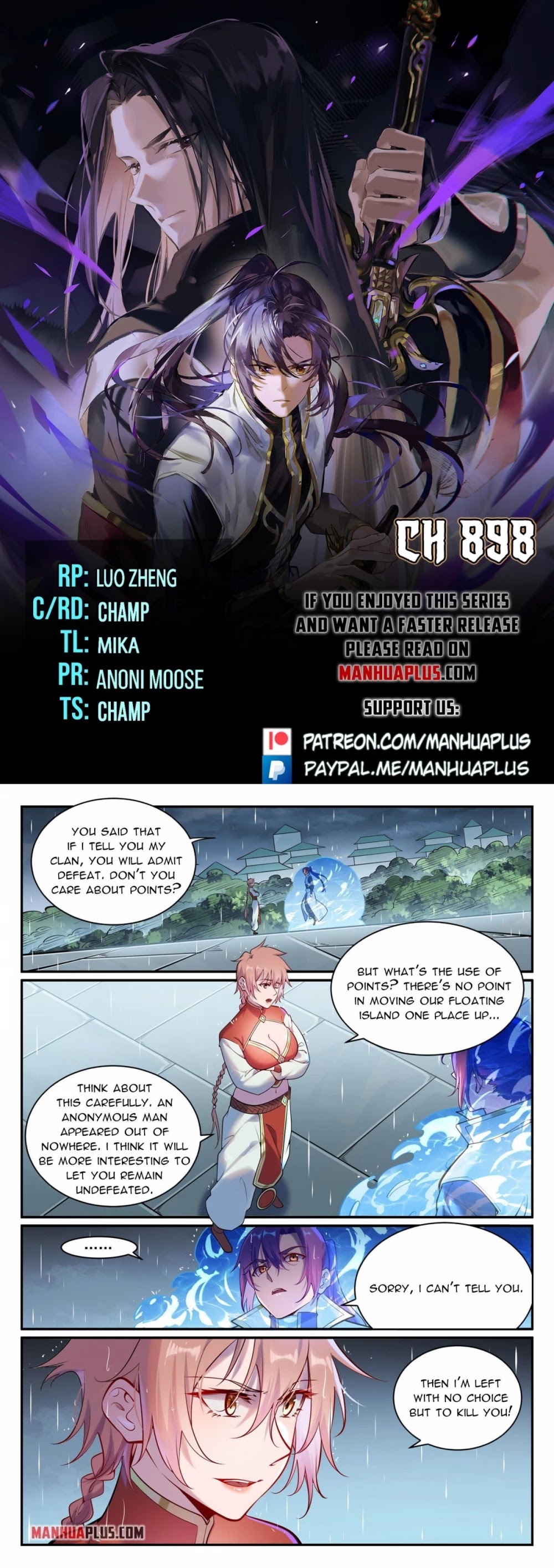 Apotheosis chapter 890 page 1