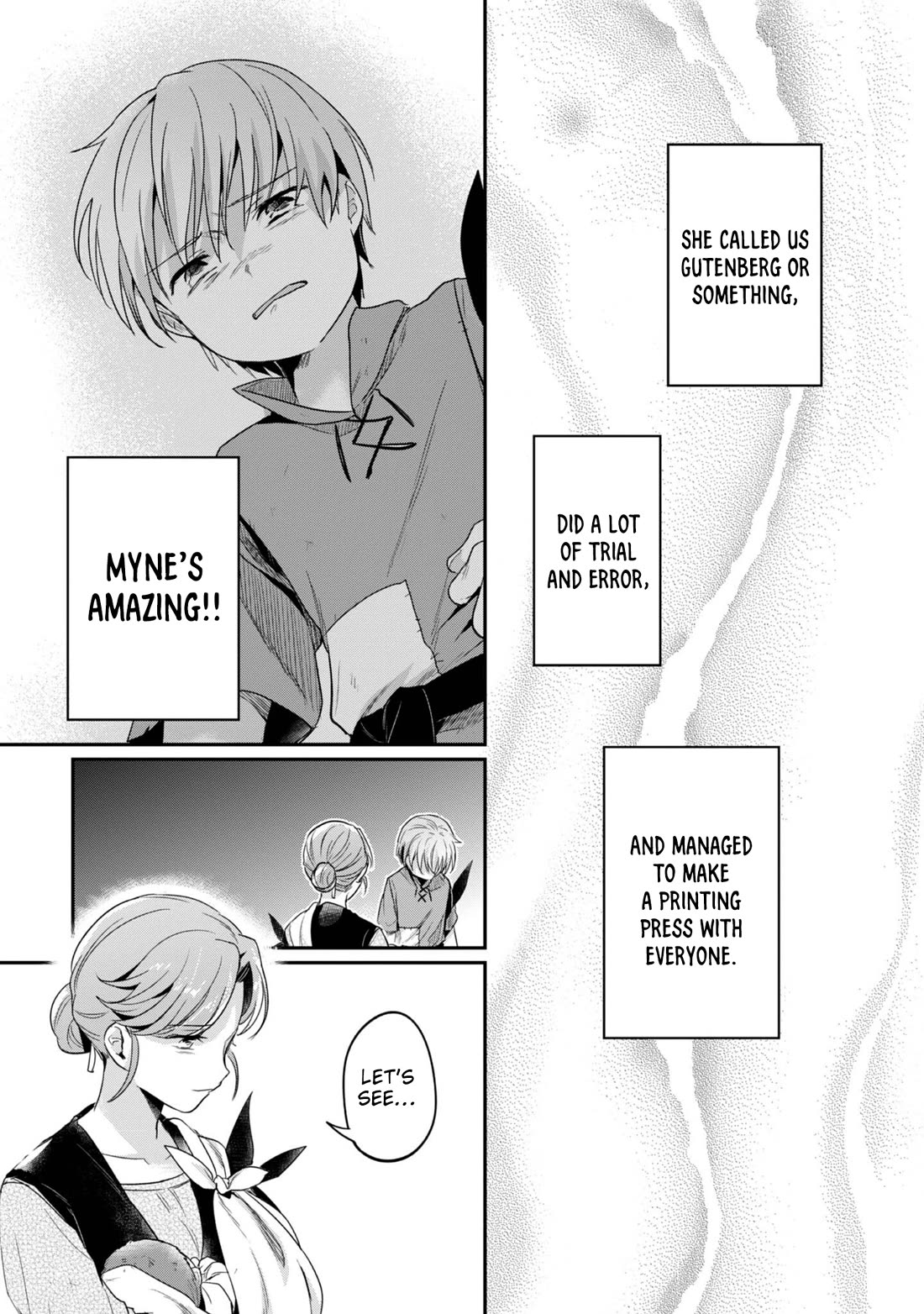 Ascendance of a Bookworm ~I'll Do Anything to Become a Librarian~ Part 2 「I'll Become a Shrine Maiden for Books!」 chapter 64.5 page 22