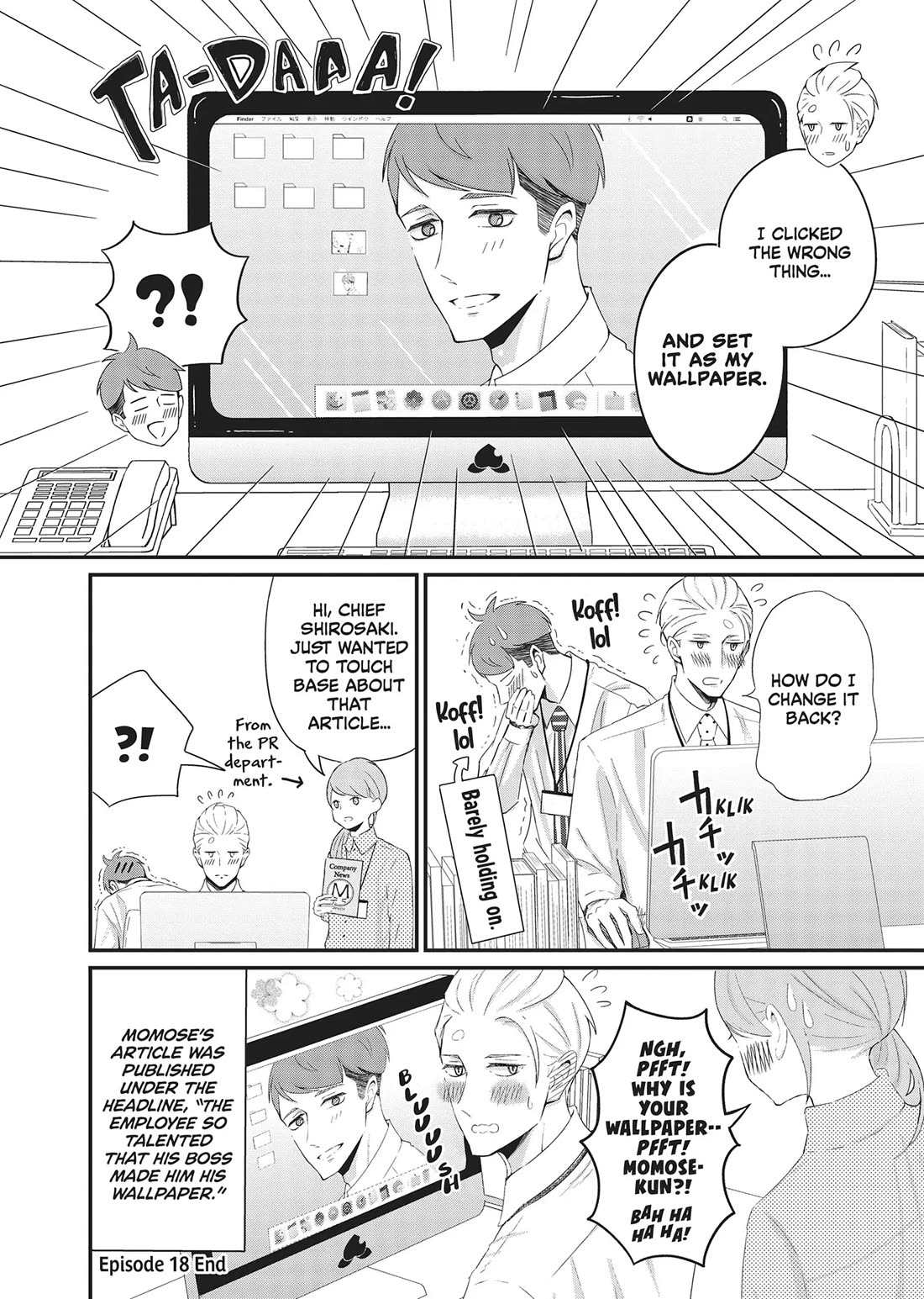 Atarashii Joushi wa Dotennen chapter 18 page 6