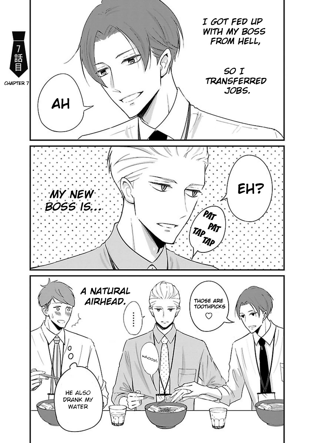 Atarashii Joushi wa Dotennen chapter 7 page 3