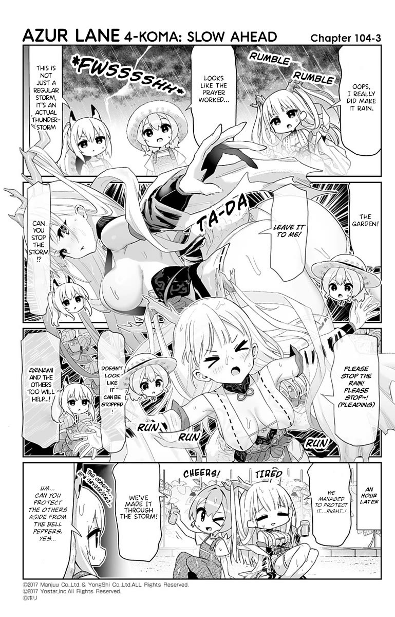 Azur Lane 4-koma: Slow Ahead chapter 104 page 3