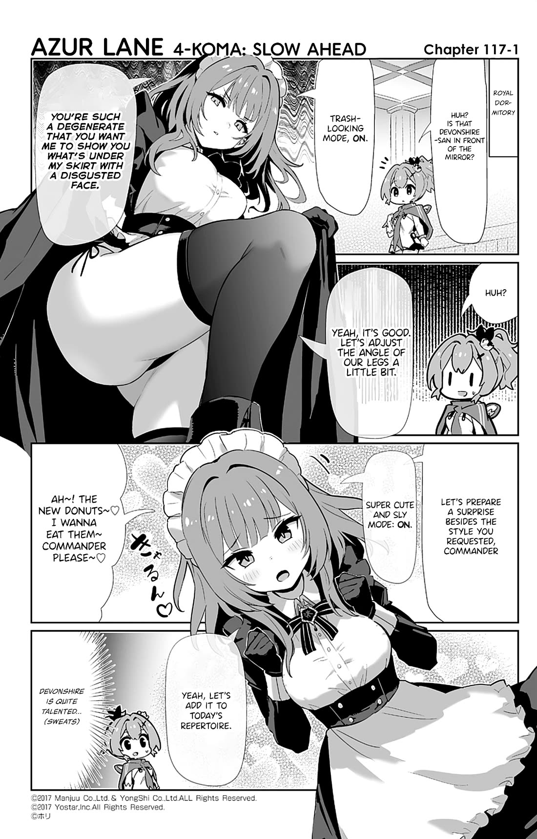 Azur Lane 4-koma: Slow Ahead chapter 117 page 1