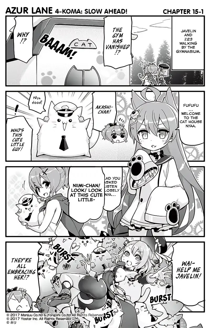 Azur Lane 4-koma: Slow Ahead chapter 15 page 1