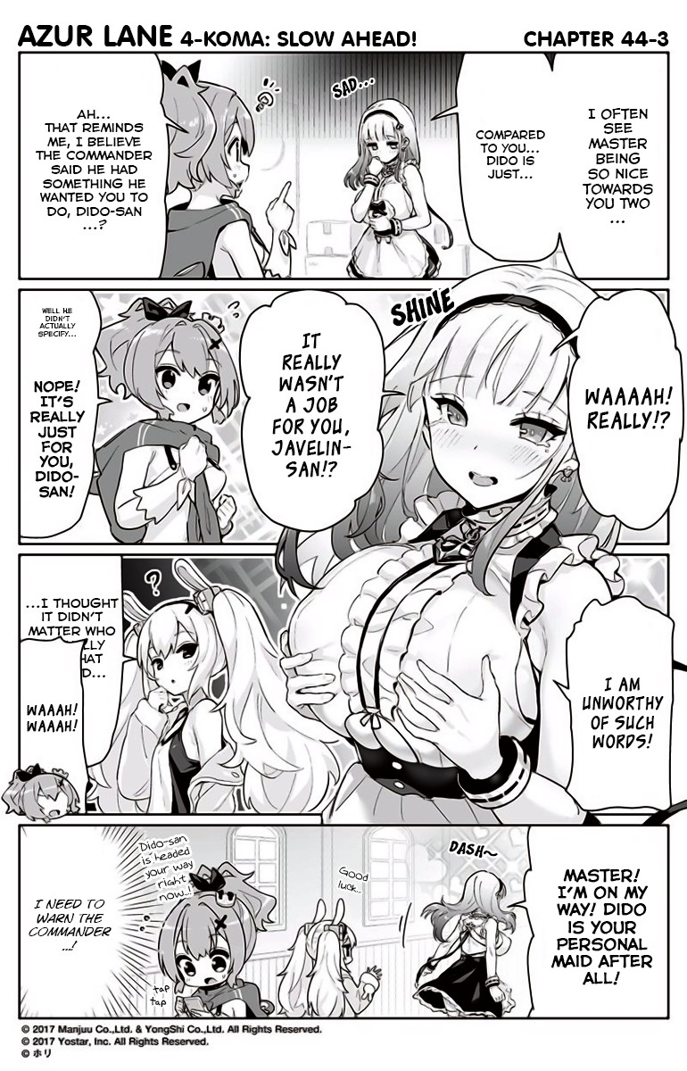 Azur Lane 4-koma: Slow Ahead chapter 44 page 3