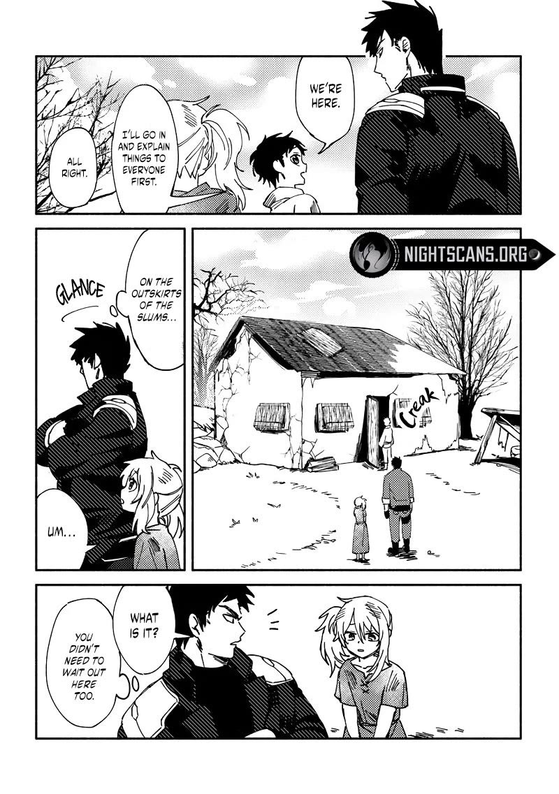 The B-Rank Adventurer with a Scary Face Becomes a Father for the Hero and His Friends chapter 1 page 16