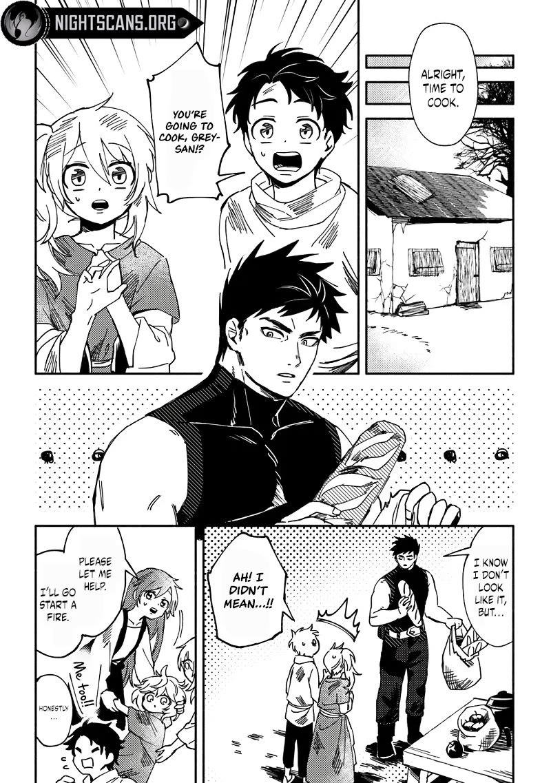 The B-Rank Adventurer with a Scary Face Becomes a Father for the Hero and His Friends chapter 1 page 33