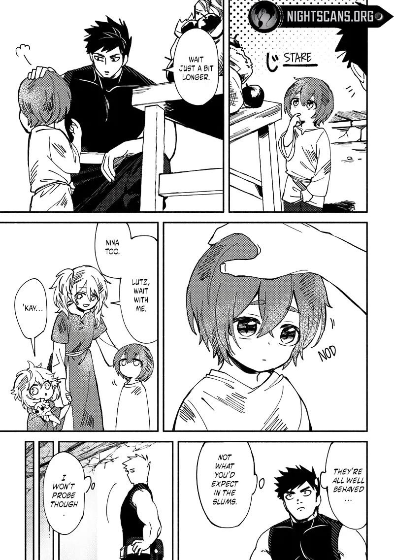 The B-Rank Adventurer with a Scary Face Becomes a Father for the Hero and His Friends chapter 1 page 34