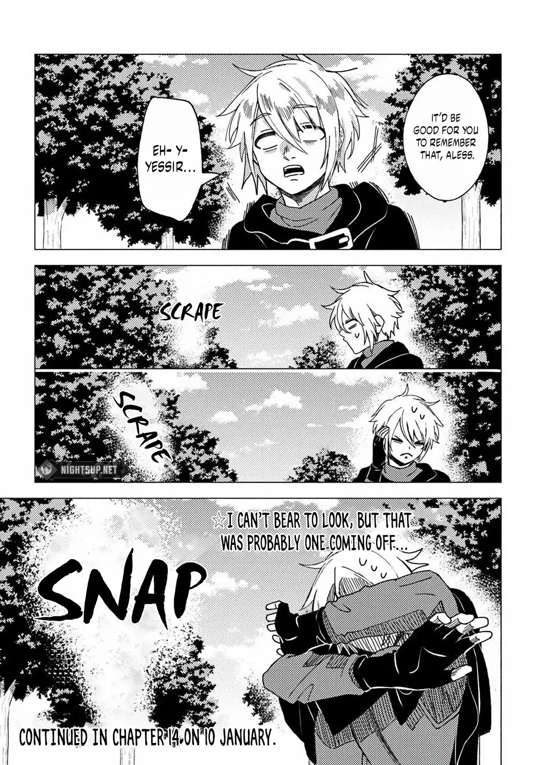 The B-Rank Adventurer with a Scary Face Becomes a Father for the Hero and His Friends chapter 13 page 34