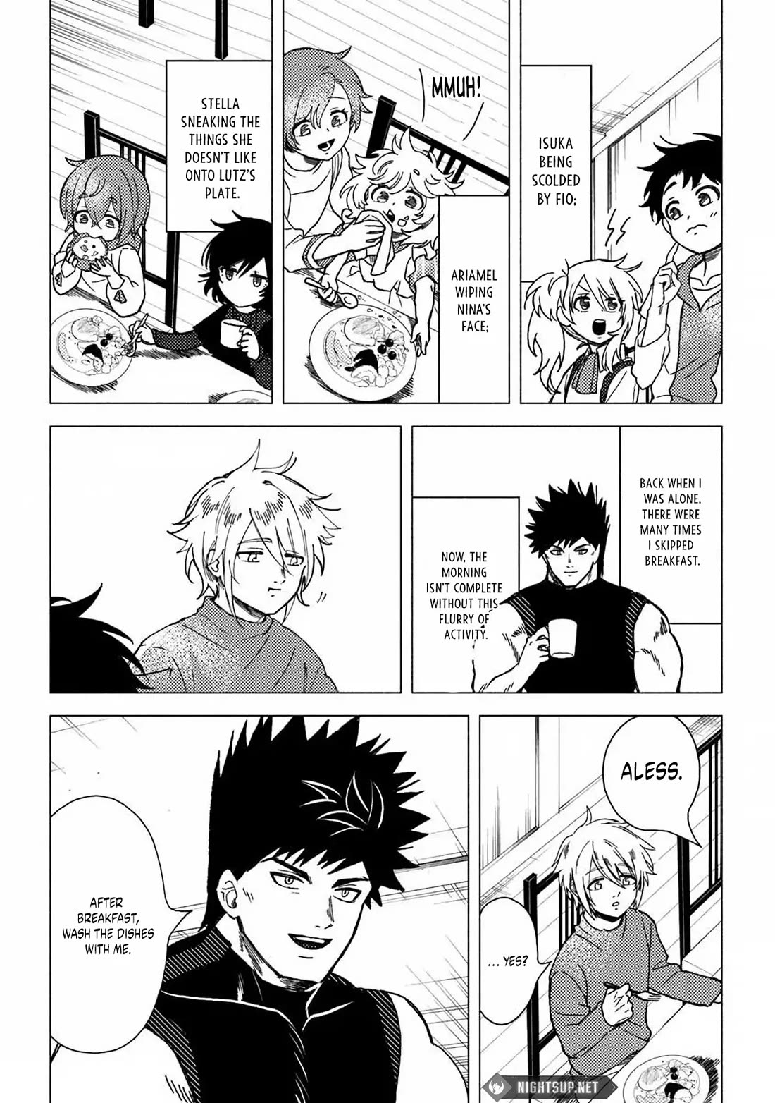 The B-Rank Adventurer with a Scary Face Becomes a Father for the Hero and His Friends chapter 13 page 5