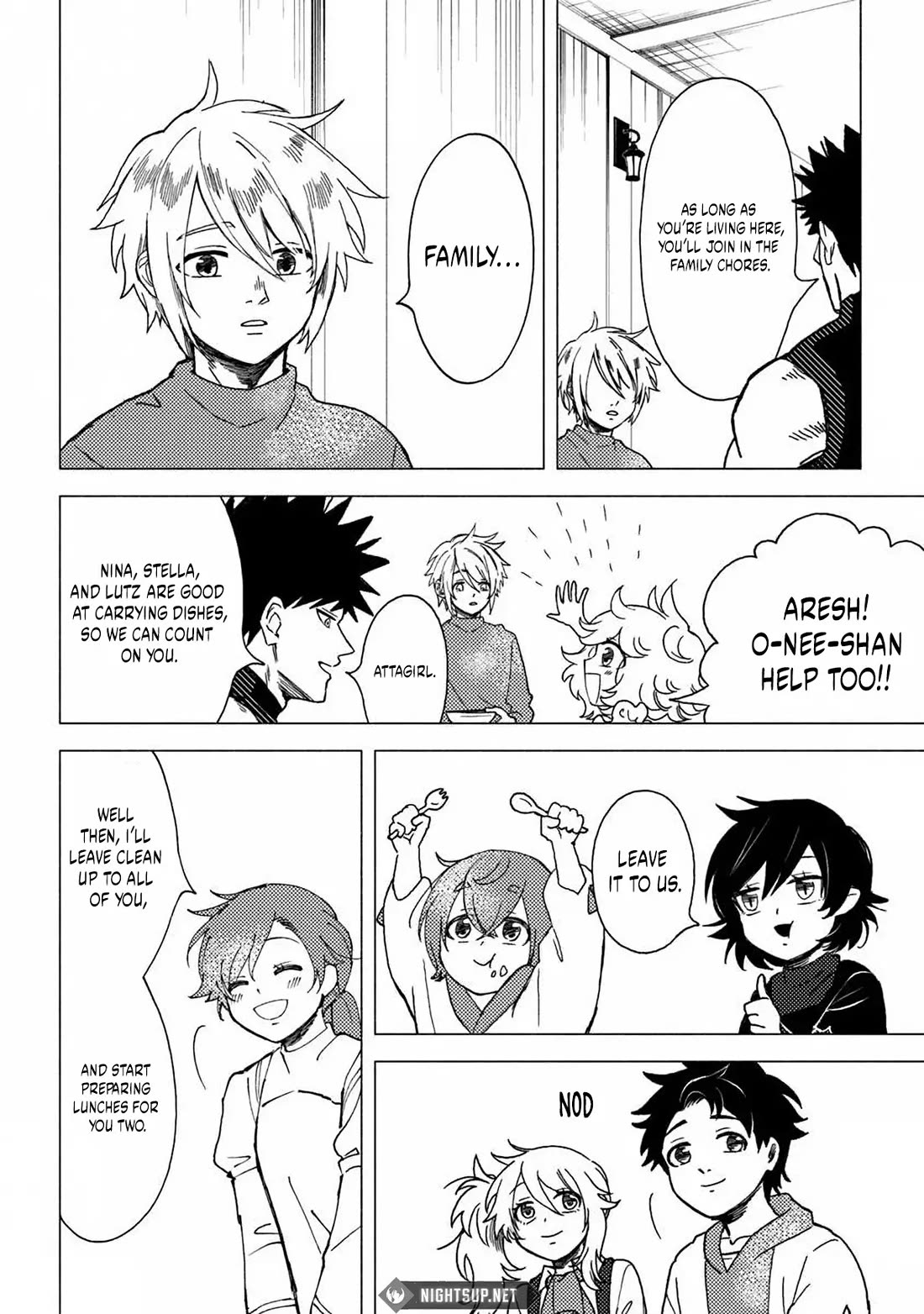 The B-Rank Adventurer with a Scary Face Becomes a Father for the Hero and His Friends chapter 13 page 6