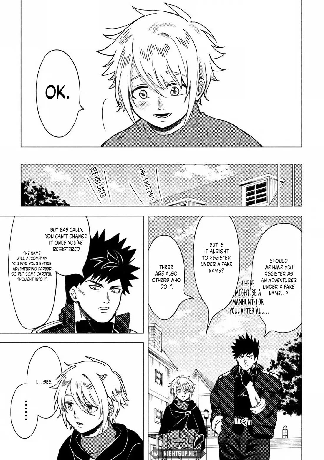 The B-Rank Adventurer with a Scary Face Becomes a Father for the Hero and His Friends chapter 13 page 7
