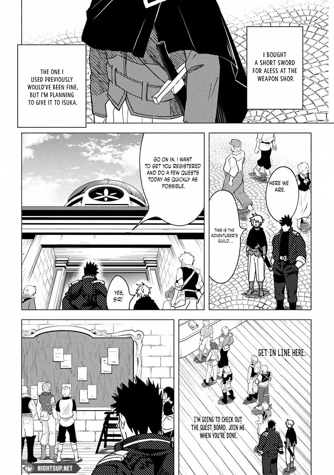 The B-Rank Adventurer with a Scary Face Becomes a Father for the Hero and His Friends chapter 13 page 8