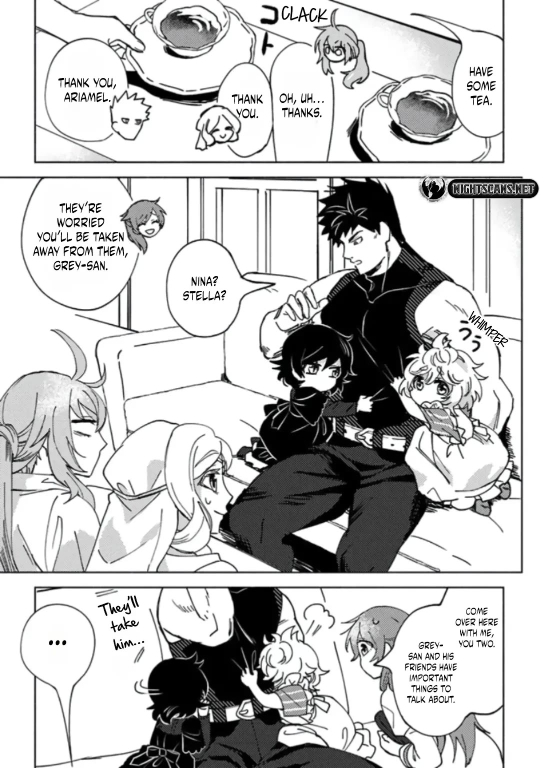 The B-Rank Adventurer with a Scary Face Becomes a Father for the Hero and His Friends chapter 5 page 4