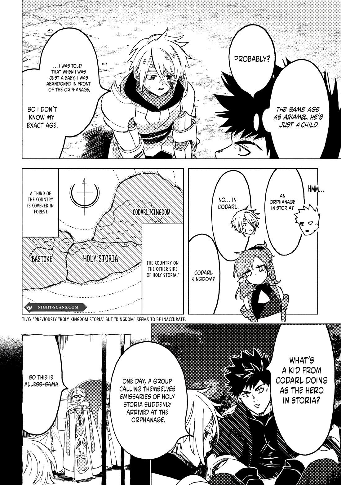 The B-Rank Adventurer with a Scary Face Becomes a Father for the Hero and His Friends chapter 9 page 24