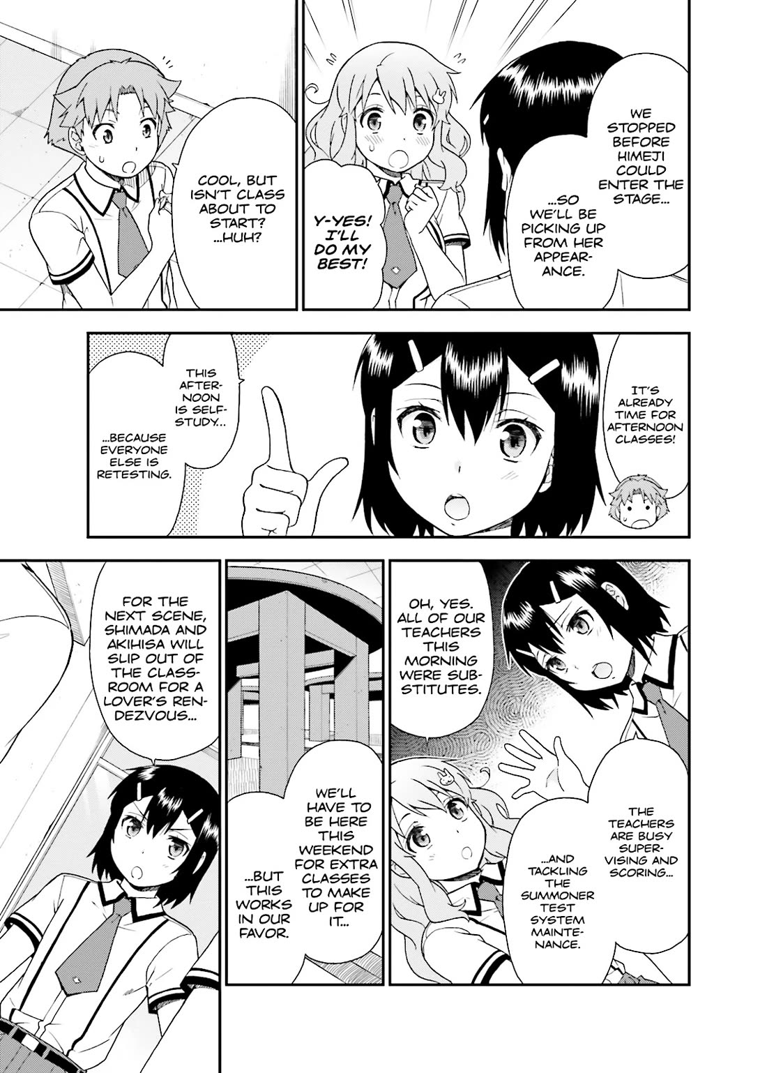 Baka to Tesuto to Shoukanjuu chapter 41 page 32