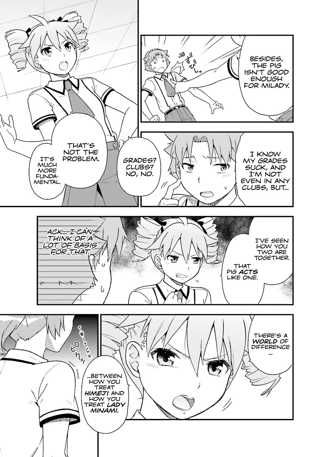 Baka to Tesuto to Shoukanjuu chapter 44 page 21