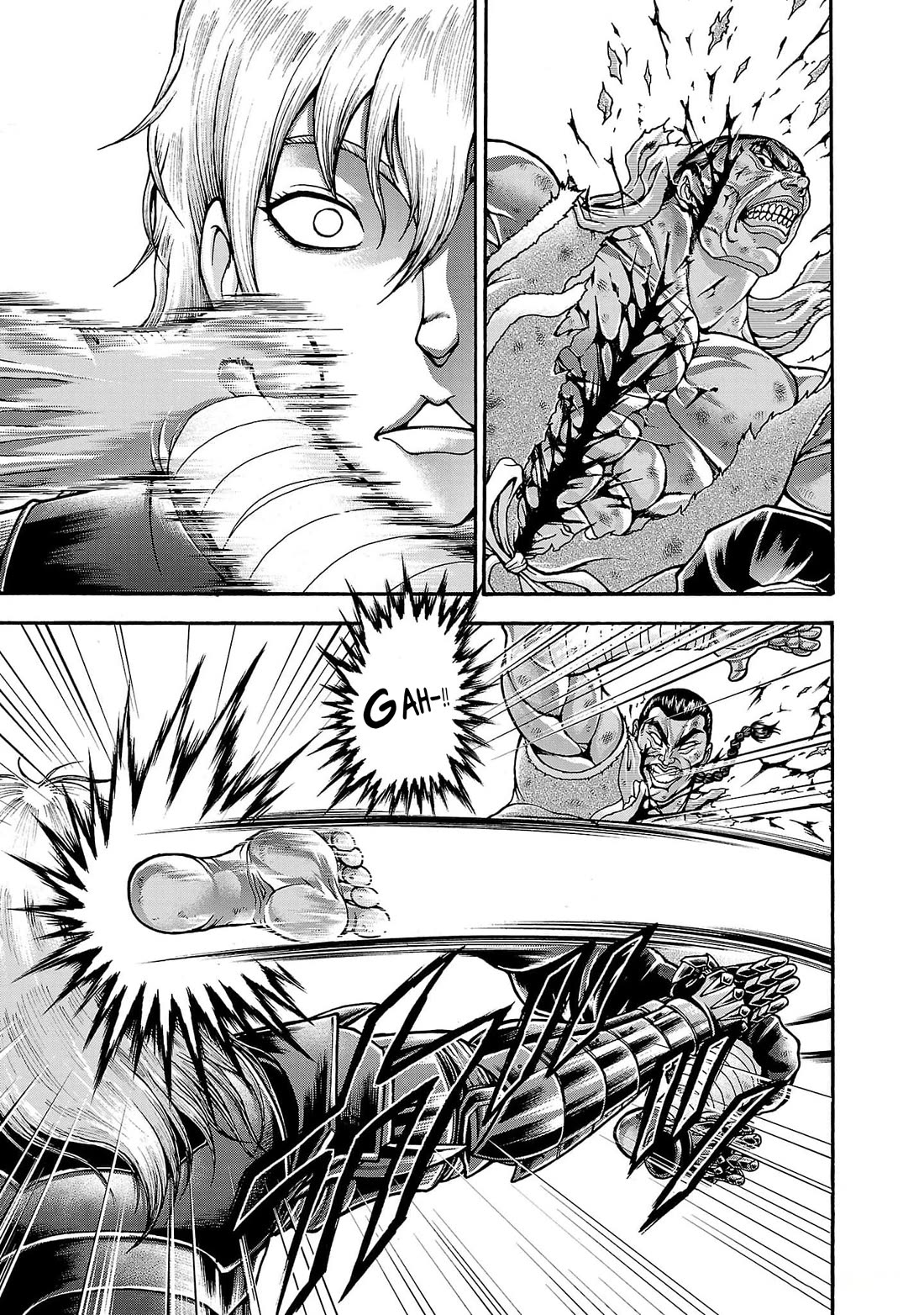 Baki Side Story - Retsu Kaioh Doesn't Mind Even if it's in another World chapter 57 page 12