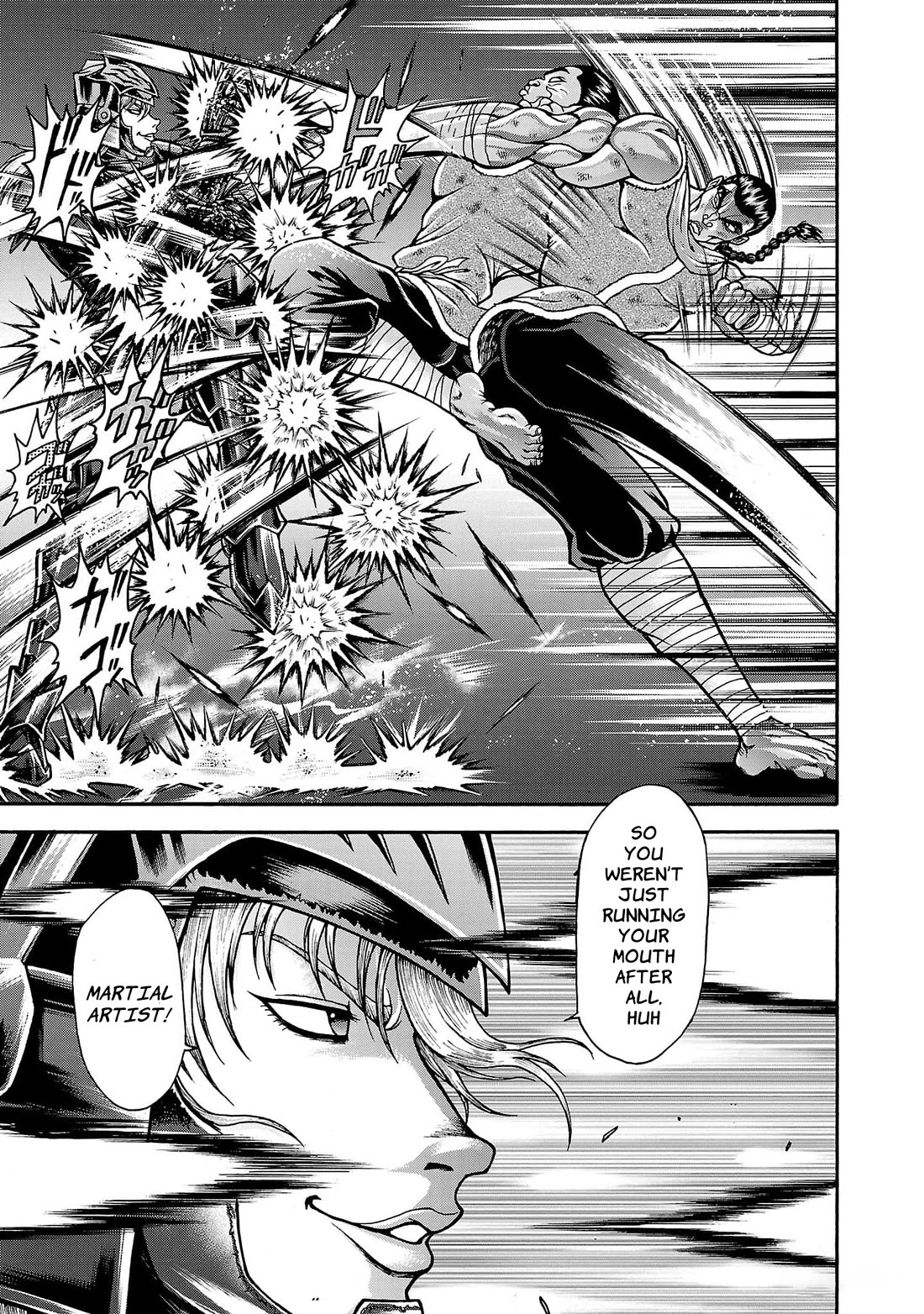 Baki Side Story - Retsu Kaioh Doesn't Mind Even if it's in another World chapter 57 page 3