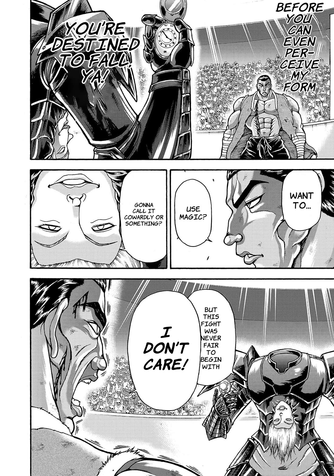 Baki Side Story - Retsu Kaioh Doesn't Mind Even if it's in another World chapter 58 page 8