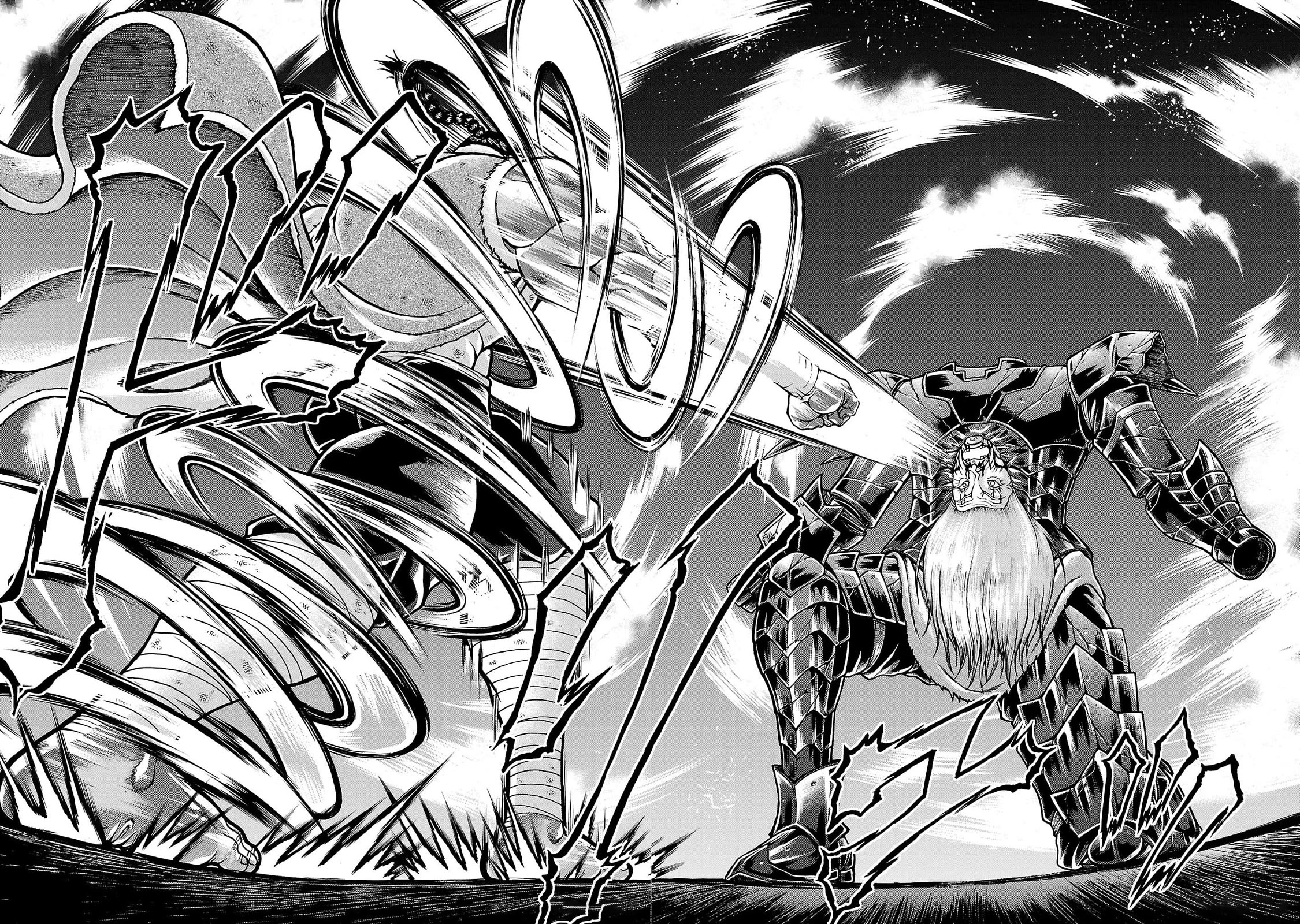 Baki Side Story - Retsu Kaioh Doesn't Mind Even if it's in another World chapter 59 page 8