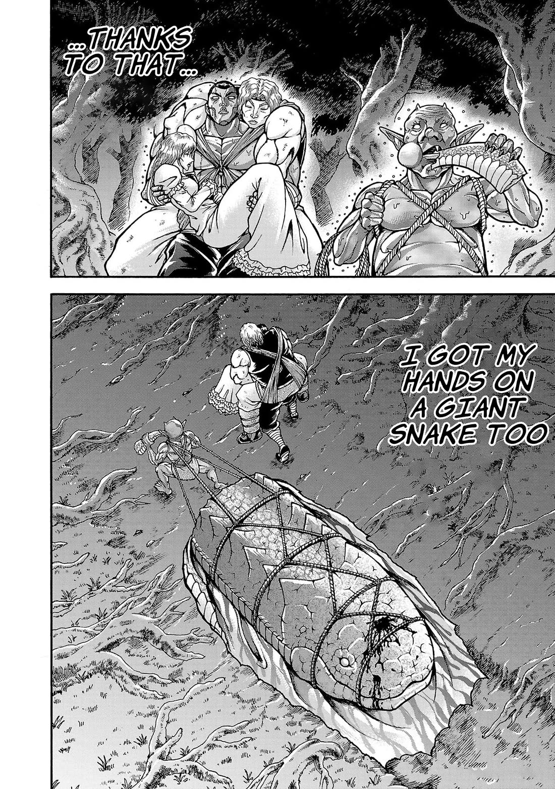 Baki Side Story - Retsu Kaioh Doesn't Mind Even if it's in another World chapter 60 page 11