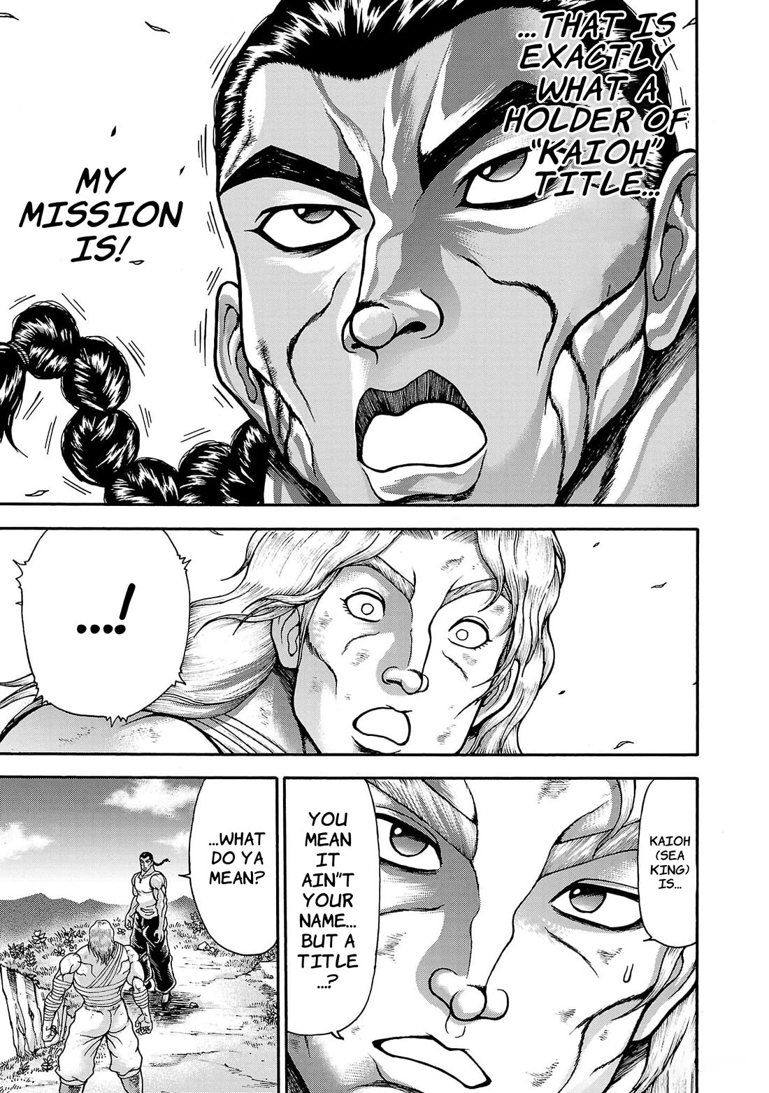 Baki Side Story - Retsu Kaioh Doesn't Mind Even if it's in another World chapter 60 page 17